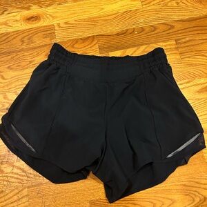 Lululemon Hotty Hot Shorts 4” -  size 6 navy